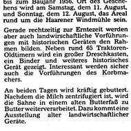 1984: Alte Trecker an der Windmühle