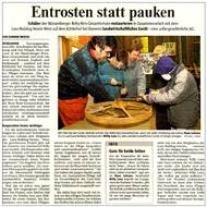 2006: Entrosten statt Pauken