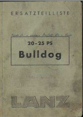 0057 - Lanz Bulldog Erstzteil Liste 20 - 25 PS S1.JPG